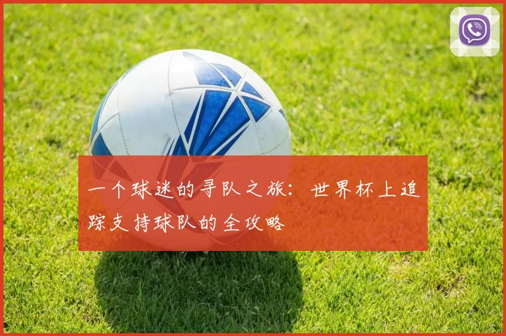 一个球迷的寻队之旅：世界杯上追踪支持球队的全攻略