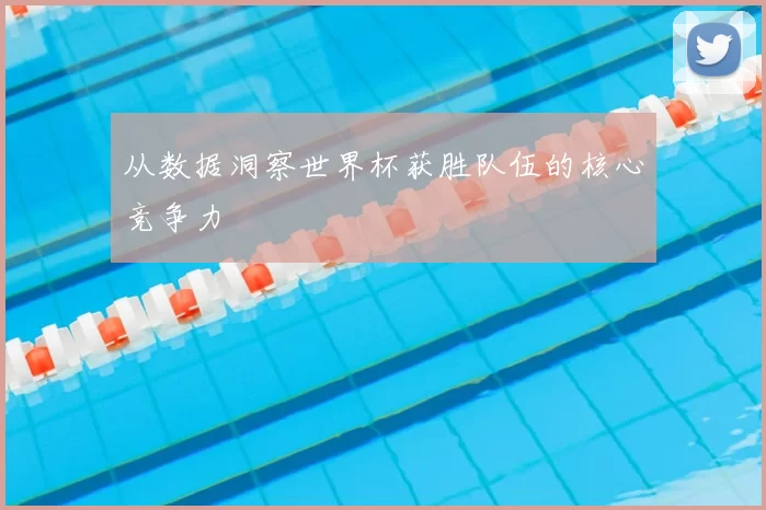 从数据洞察世界杯获胜队伍的核心竞争力